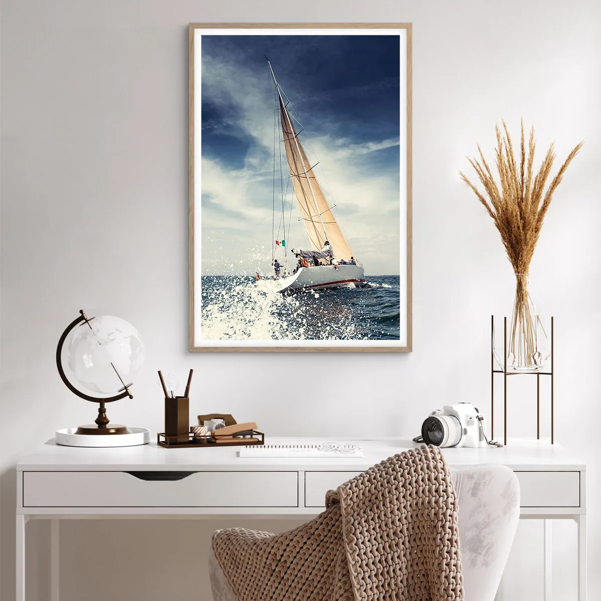 Affiche dans un chêne clair - Poster - Ils ne nous rattraperont pas ! - 61x91 cm