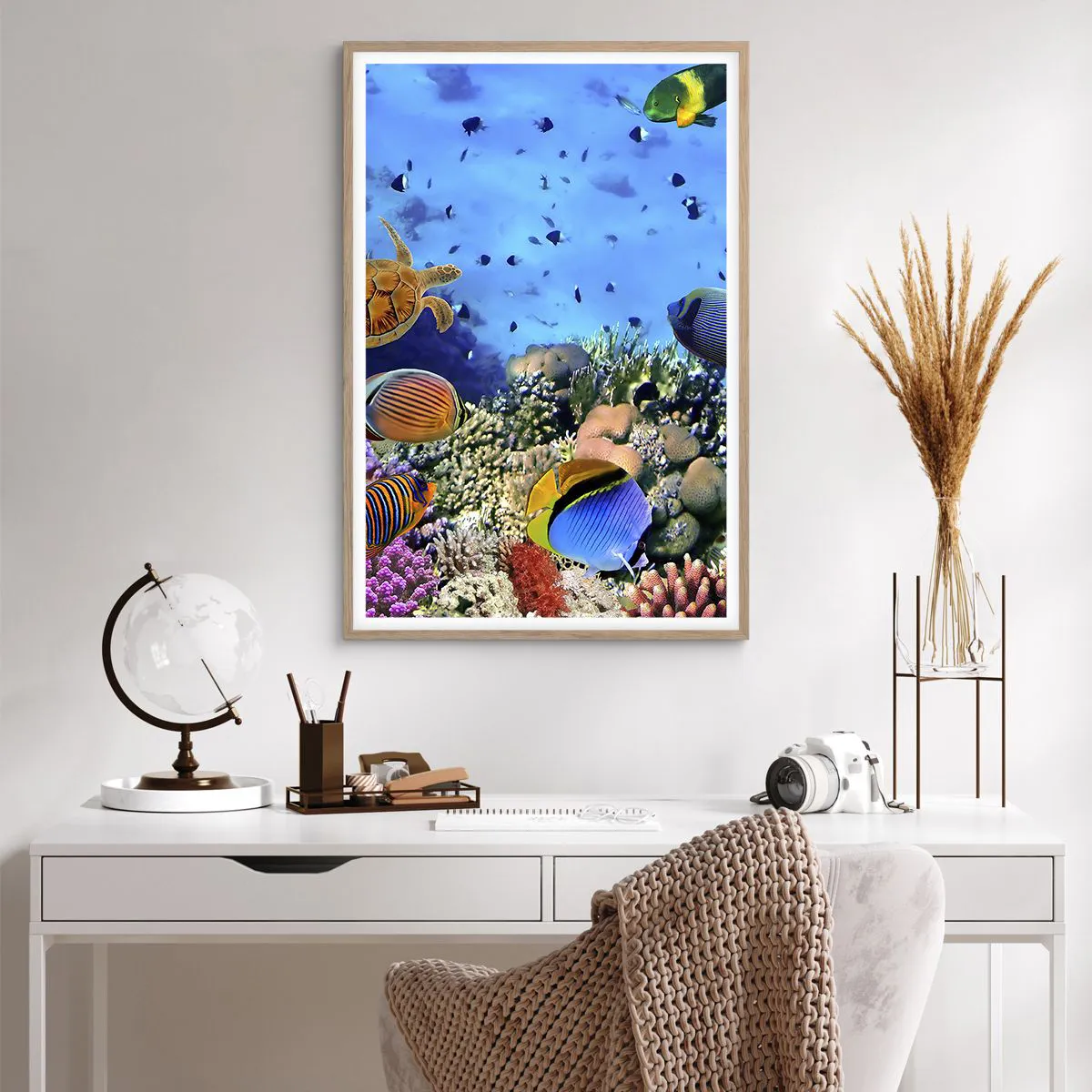 Plakat w ramie jasny dąb - I co my wiemy o życiu... - 61x91 cm