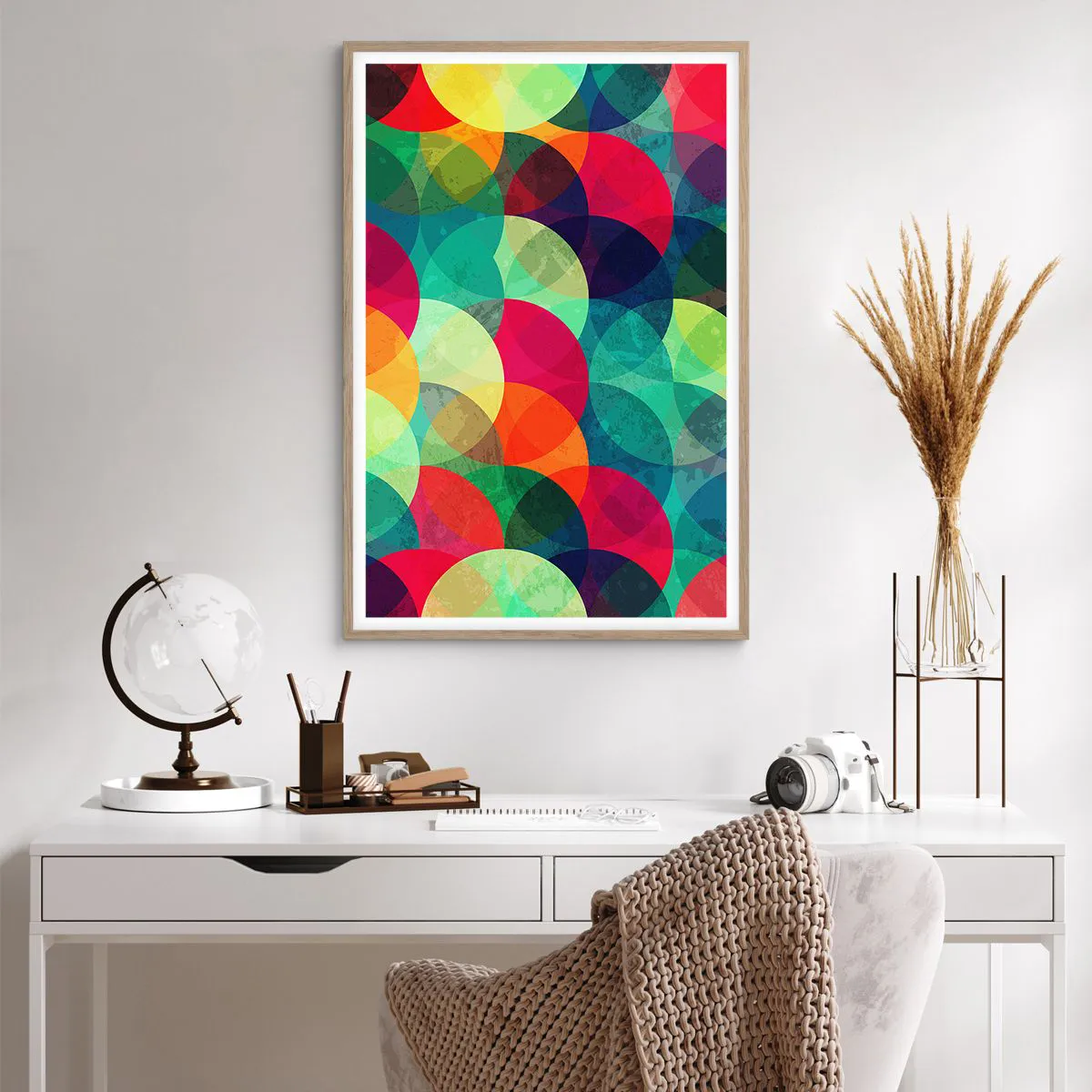 Plakat w ramie jasny dąb - Wtęczowstąpienie - 61x91 cm