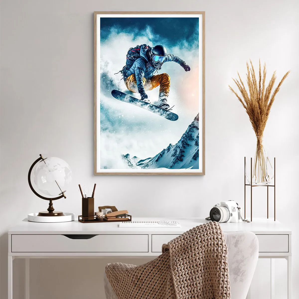Poster in light oak frame - Extreme Emotions - 61x91 cm