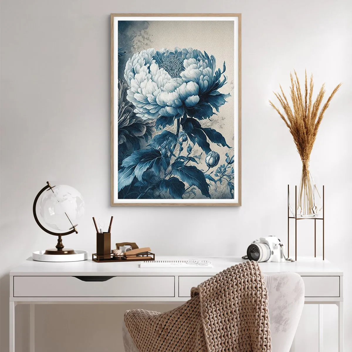 Plakát v rámu světlý dub - Shodný pár - 61x91 cm