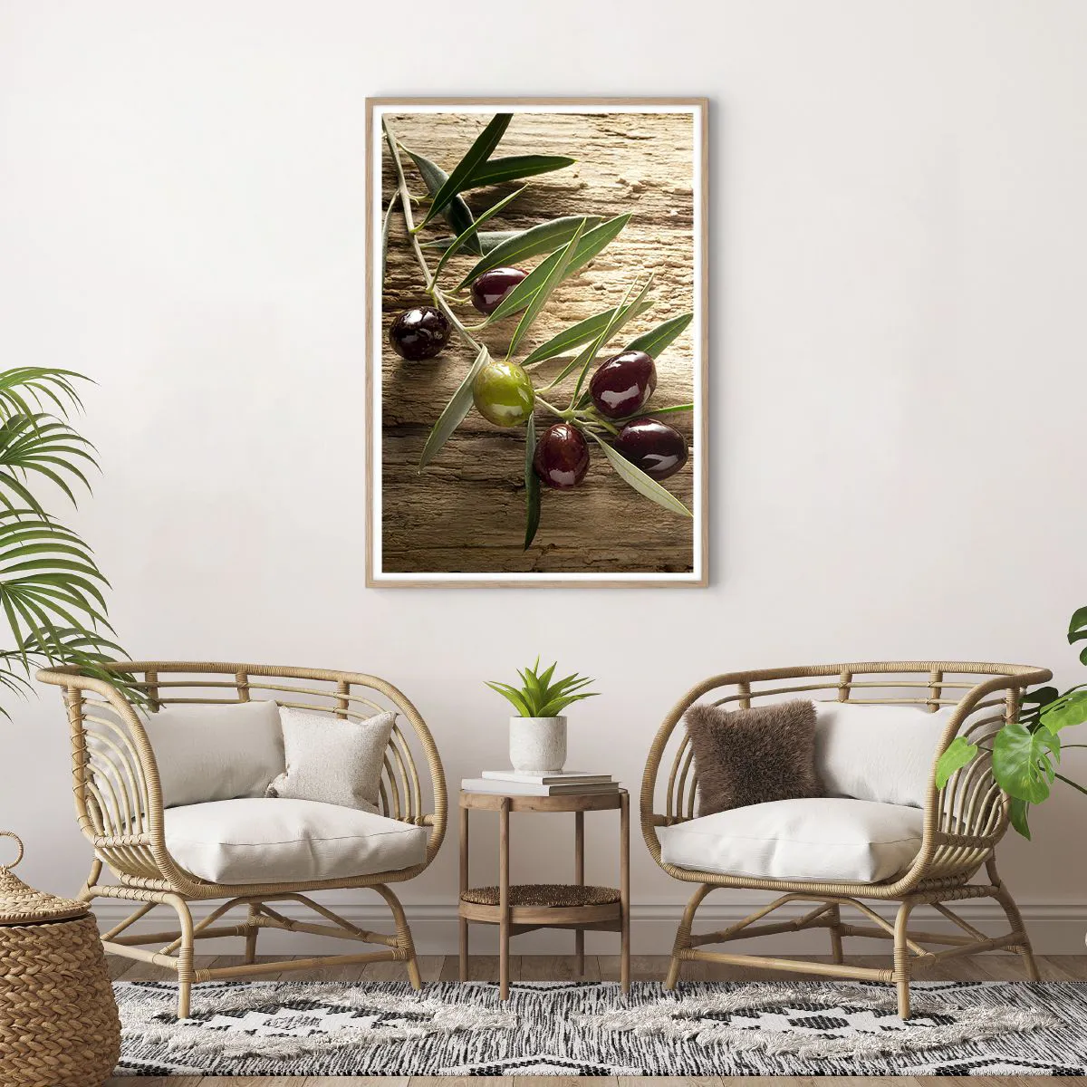 Poster in einem Rahmen aus heller Eiche - Direkt aus der Natur - 70x100 cm