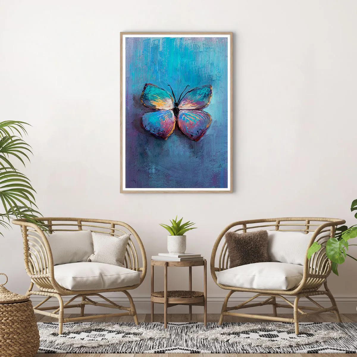 Poster in einem Rahmen aus heller Eiche - In all seiner Pracht - 70x100 cm