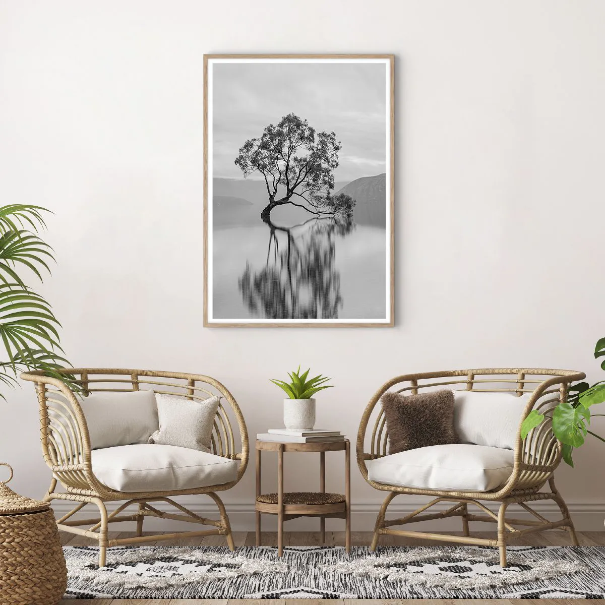 Plakat w ramie jasny dąb - Jest taki kraj - 70x100 cm