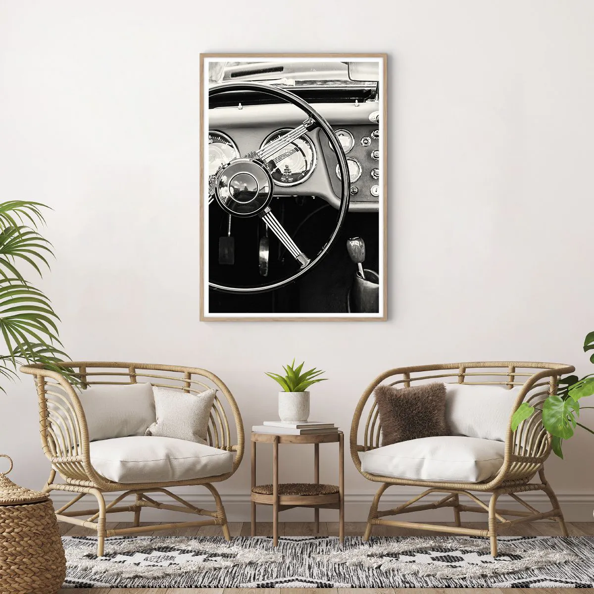 Poster in light oak frame - Collector's Dream - 70x100 cm