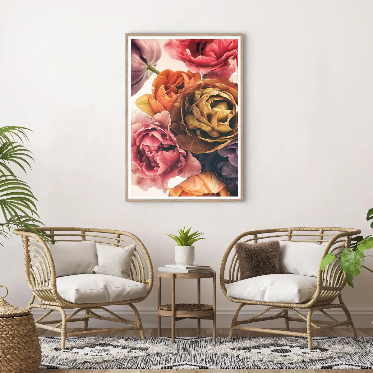 Poszter világos tölgy keretben - Az élet ünnepe - 70x100 cm