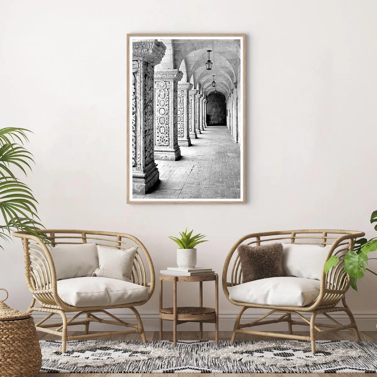 Poster in light oak frame - Where is this Going...? - 70x100 cm