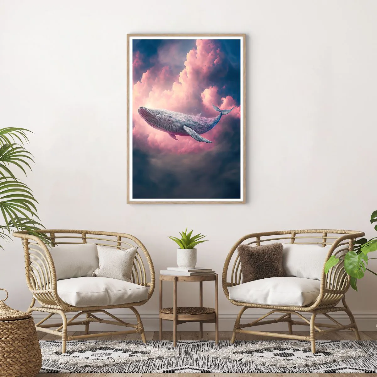 Poszter világos tölgy keretben - Töröld meg a szemed - 70x100 cm