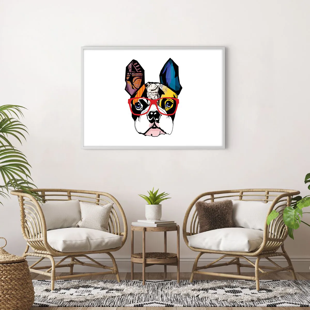 Poszter fekete keretben - Értelmiségi - 100x70 cm