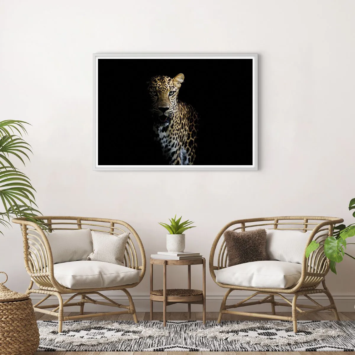 Poszter fekete keretben - Sötét szépség - 100x70 cm