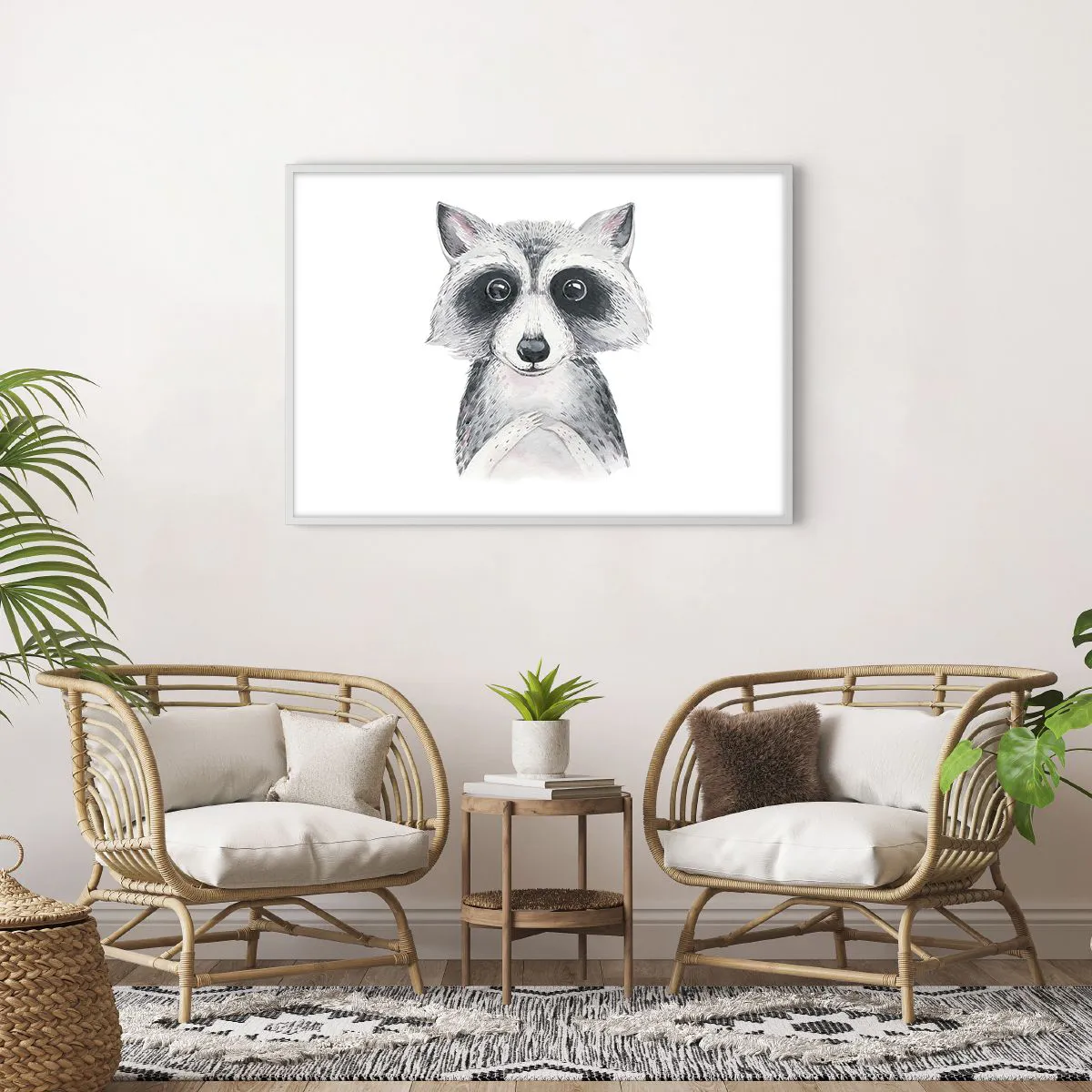 Poster in einem weißen Rahmen - Ein Moment zum Bewegen - 100x70 cm