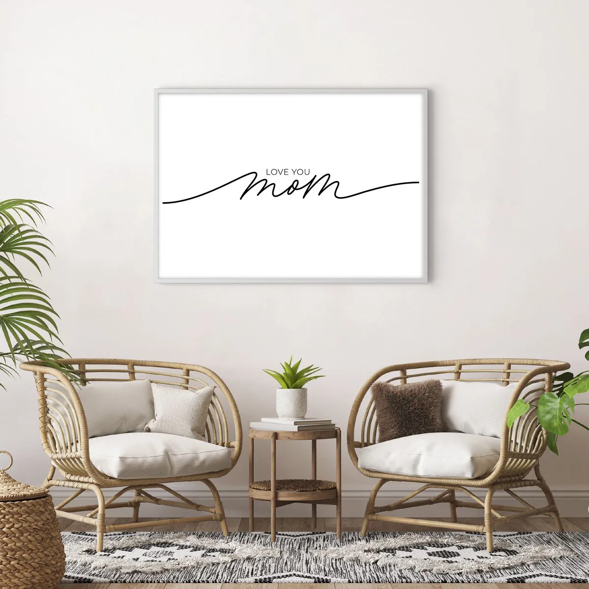 Poster in einem weißen Rahmen - Große Emotionen - 100x70 cm