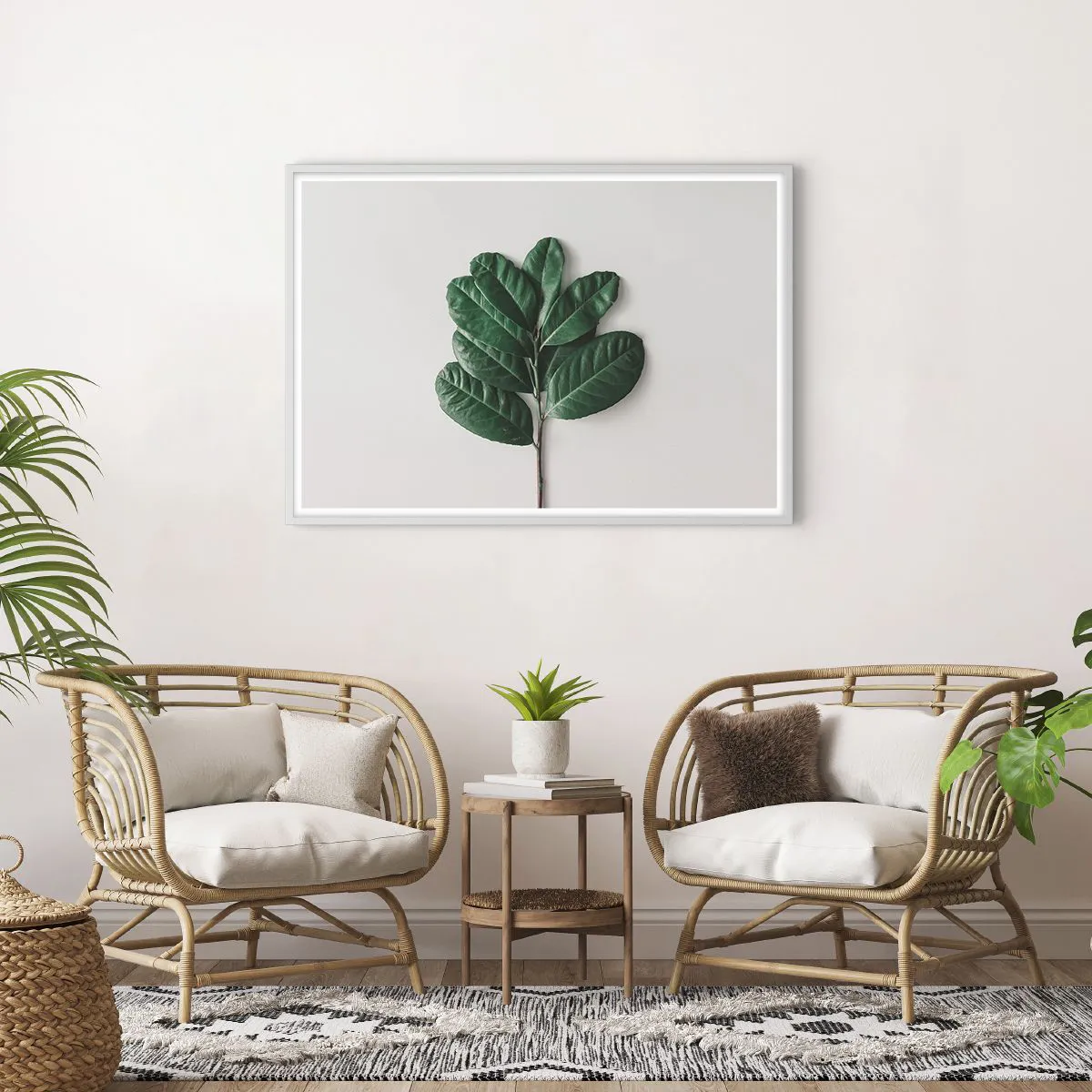 Poszter fekete keretben - Rajz csak a természetről - 100x70 cm