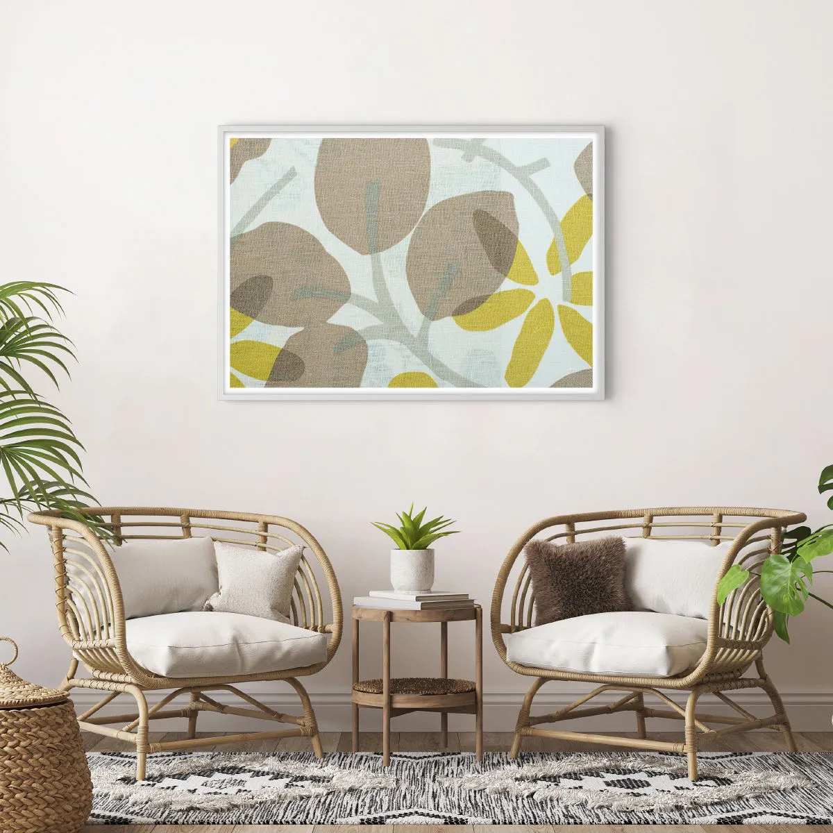 Poszter fekete keretben - Kompozíció a napsütésben - 100x70 cm