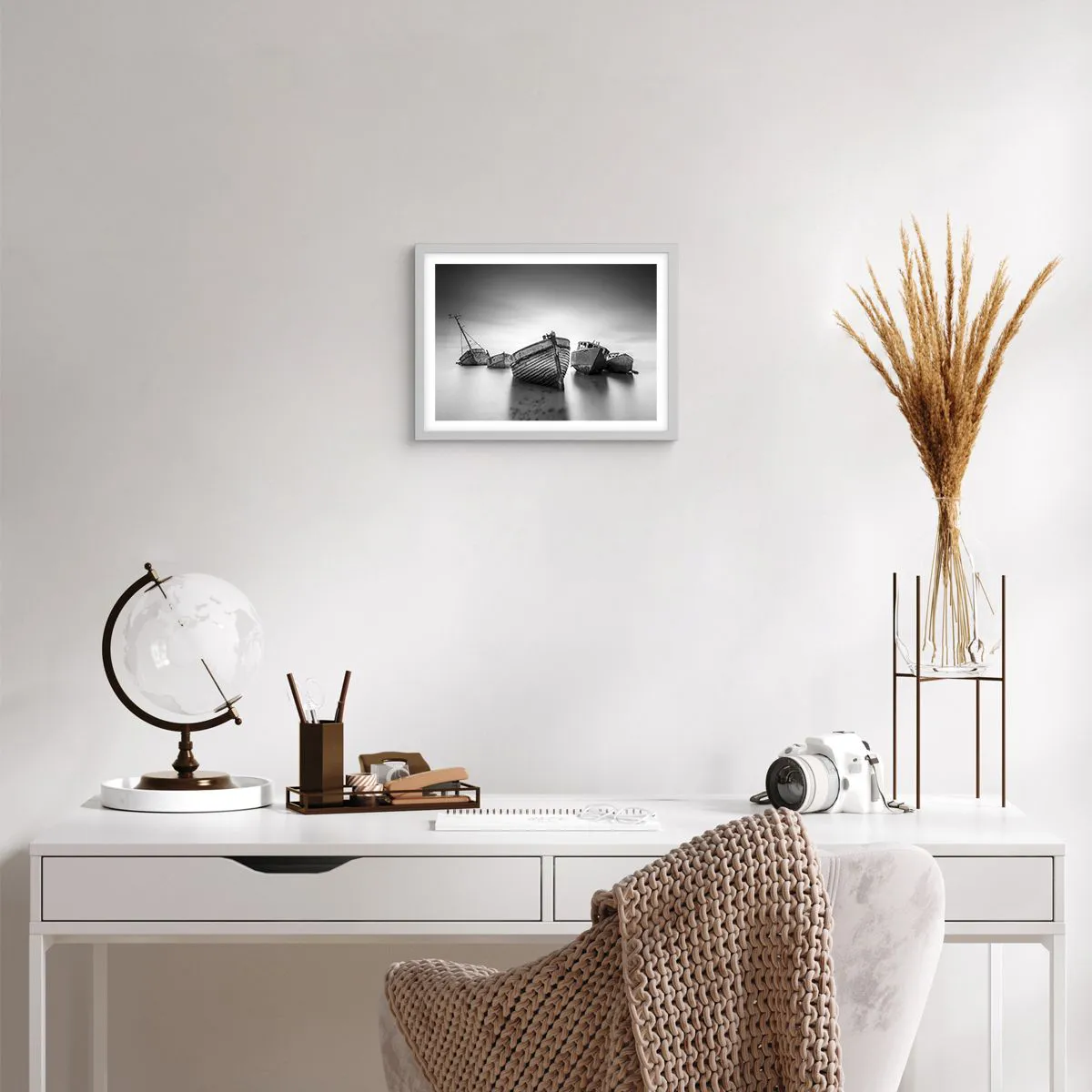 Affiche dans un cadre blanc - Poster - Cùest déjà un souvenir... - 40x30 cm