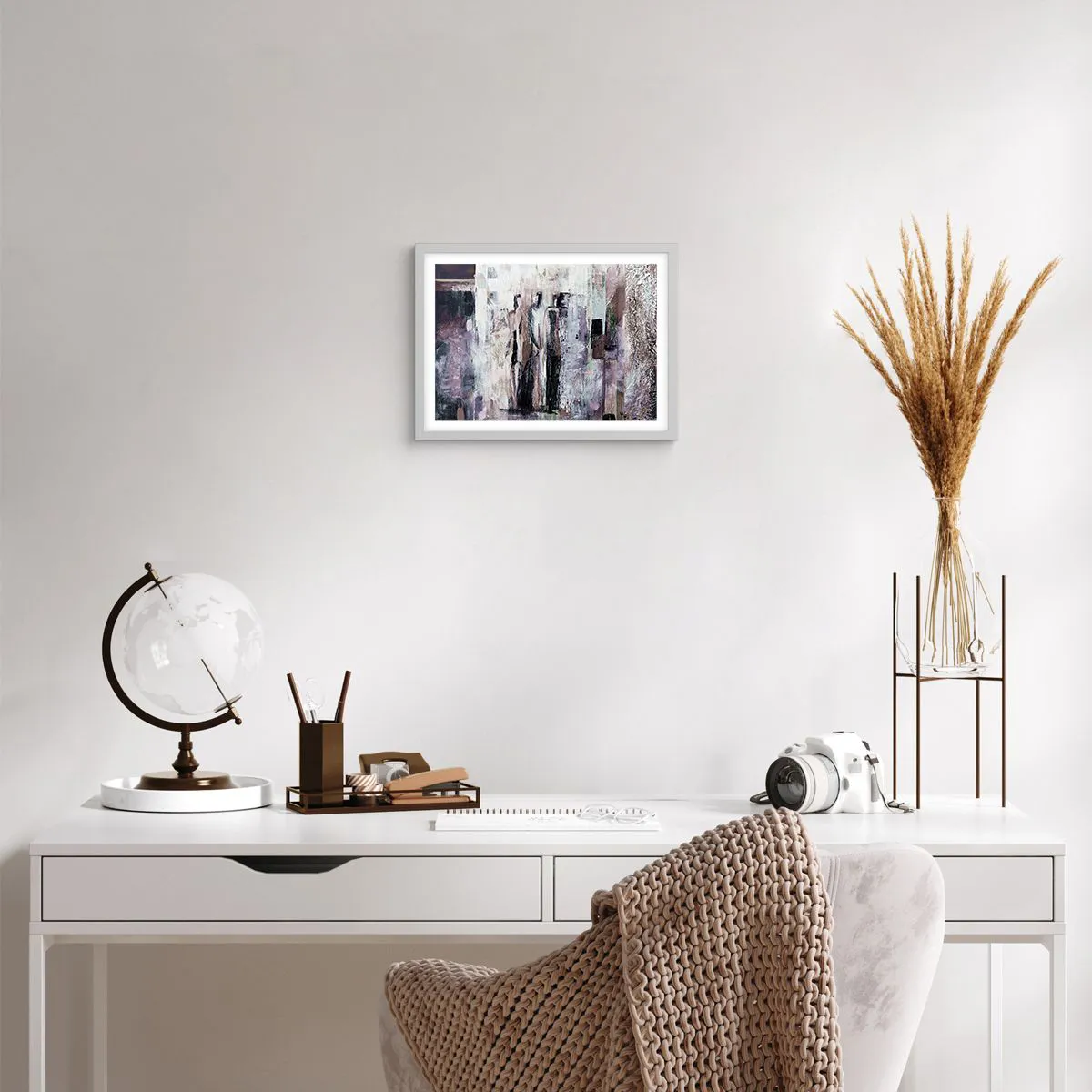 Poster în ramă albă - Cei trei misterioși - 40x30 cm