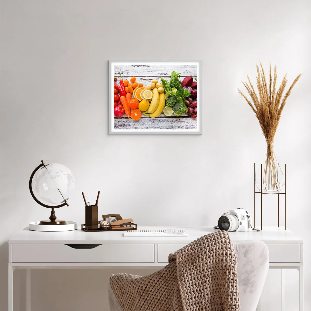 Affiche dans un cadre blanc - Poster - Ce n'est pas suffisant? - 50x40 cm