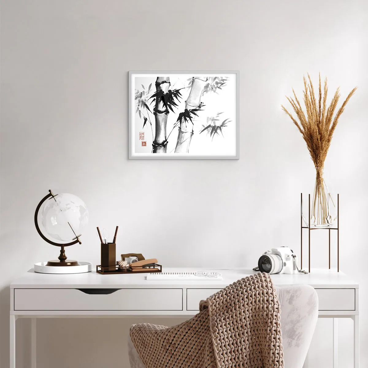 Poster in einem weißen Rahmen - Dem Orient ganz nah - 50x40 cm