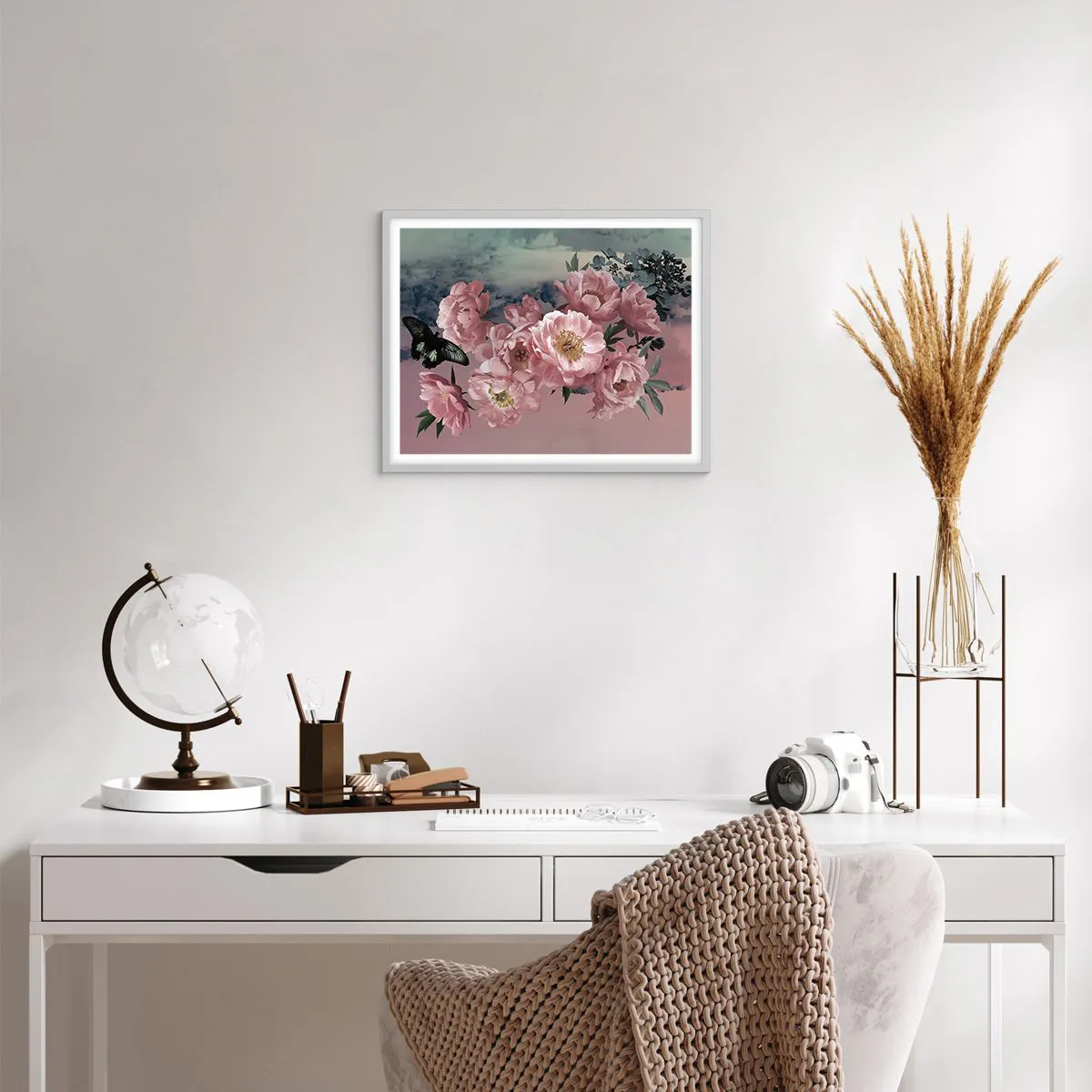 Pôster em moldura branca - O auge do romantismo - 50x40 cm