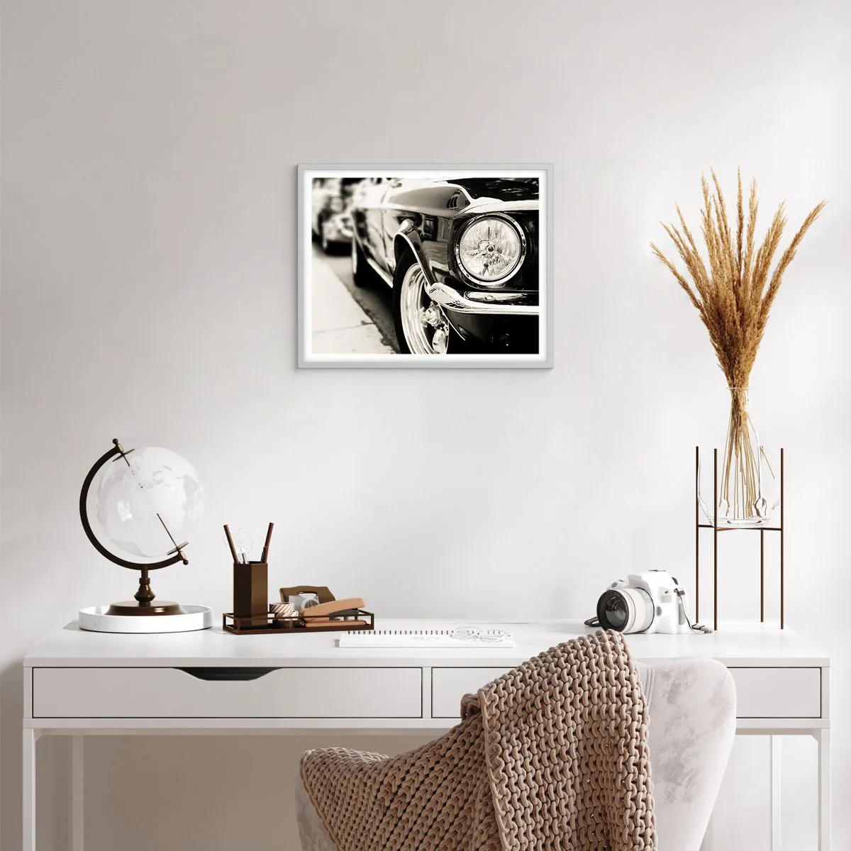 Poster in white frmae - Lasting Shine - 50x40 cm