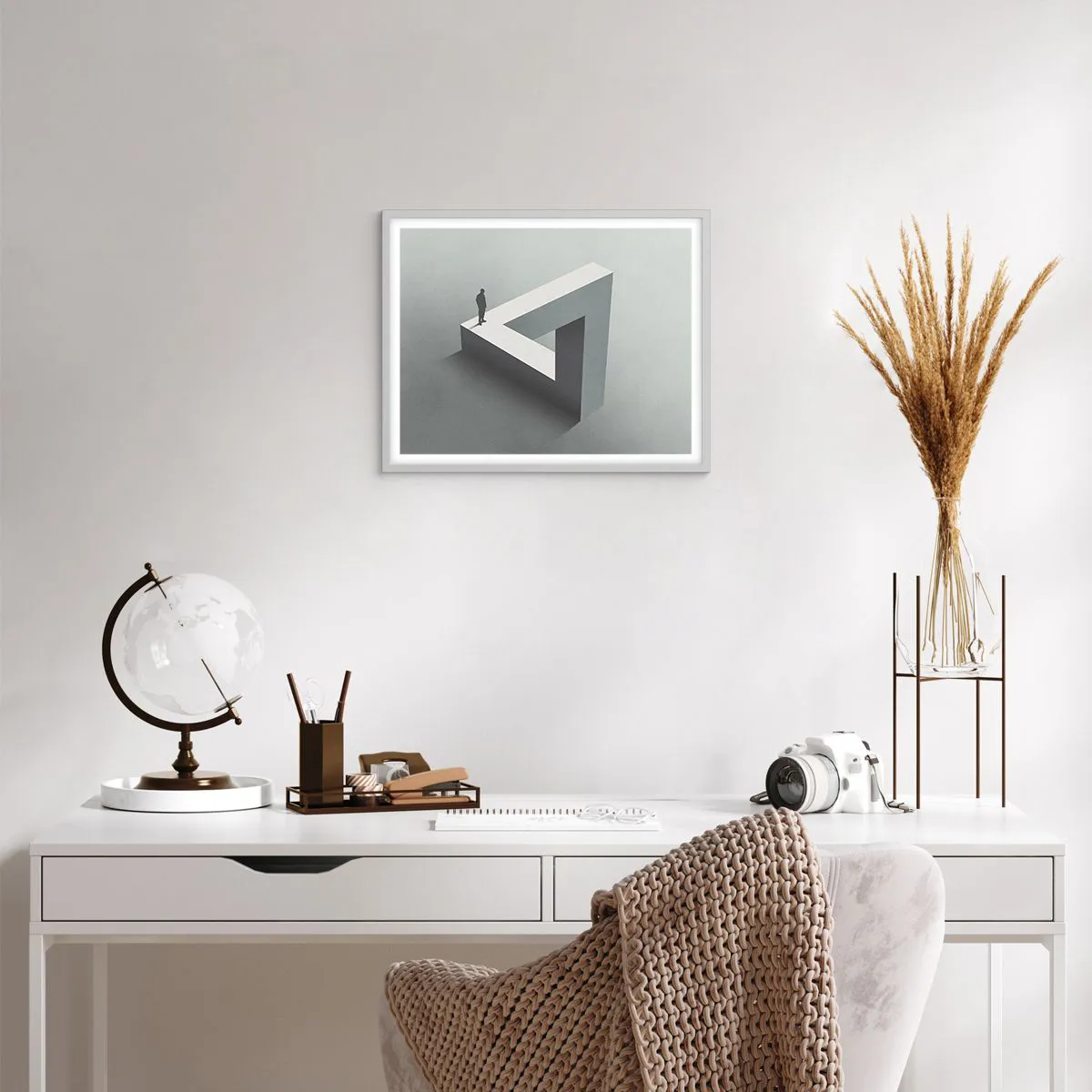 Plagát v bielom ráme - A predsa je to možné - 50x40 cm