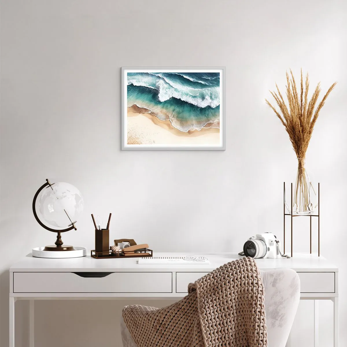 Poster in white frmae - Eternal Encounter - 50x40 cm