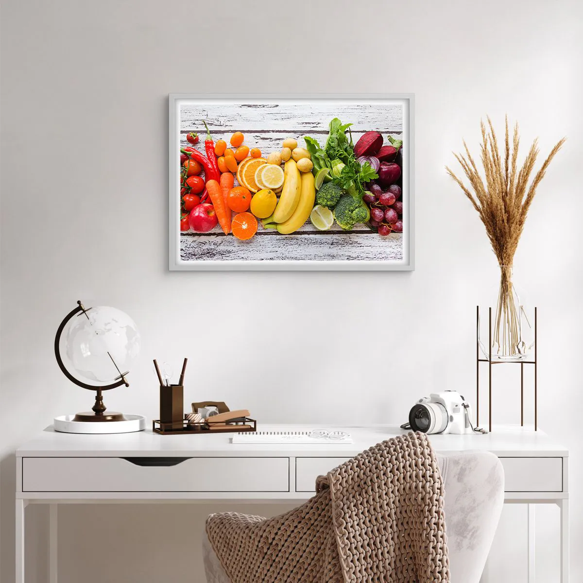 Affisch i vit ram - Räcker det inte? - 70x50 cm