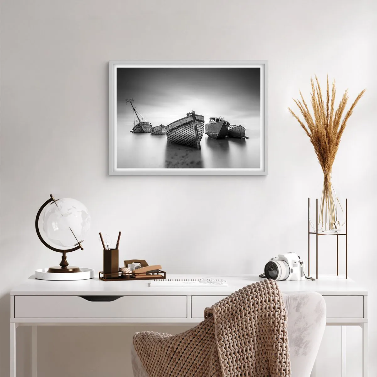 Poszter fekete keretben - Csak emlékek... - 70x50 cm