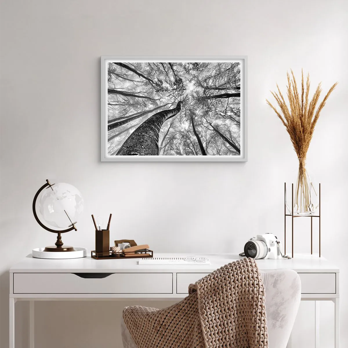 Poszter fekete keretben - Verseny a fény felé - 70x50 cm