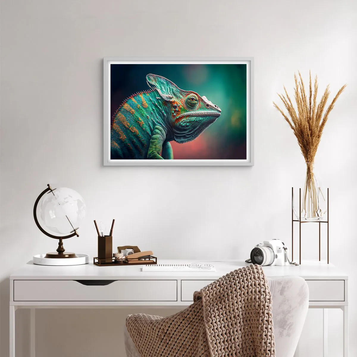 Pôster em moldura branca - Estás a ver-me? Isso não é bom… - 70x50 cm