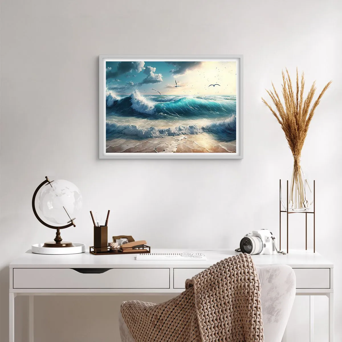 Poszter fekete keretben - Zaj csak neked - 70x50 cm