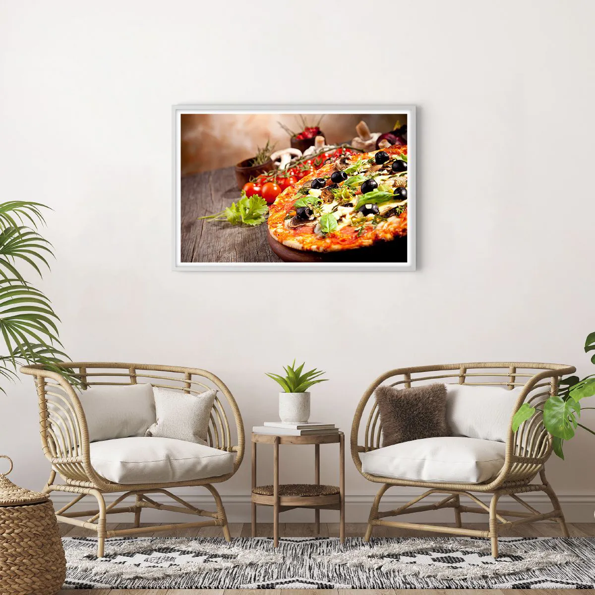 Plakat w białej ramie - Z tellurycznych ingrediencji - 91x61 cm