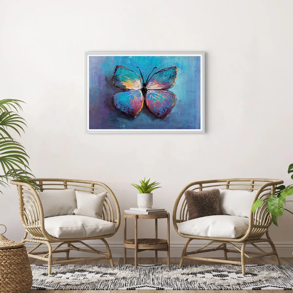 Poster in cornice bianca - In tutta la bellezza - 91x61 cm