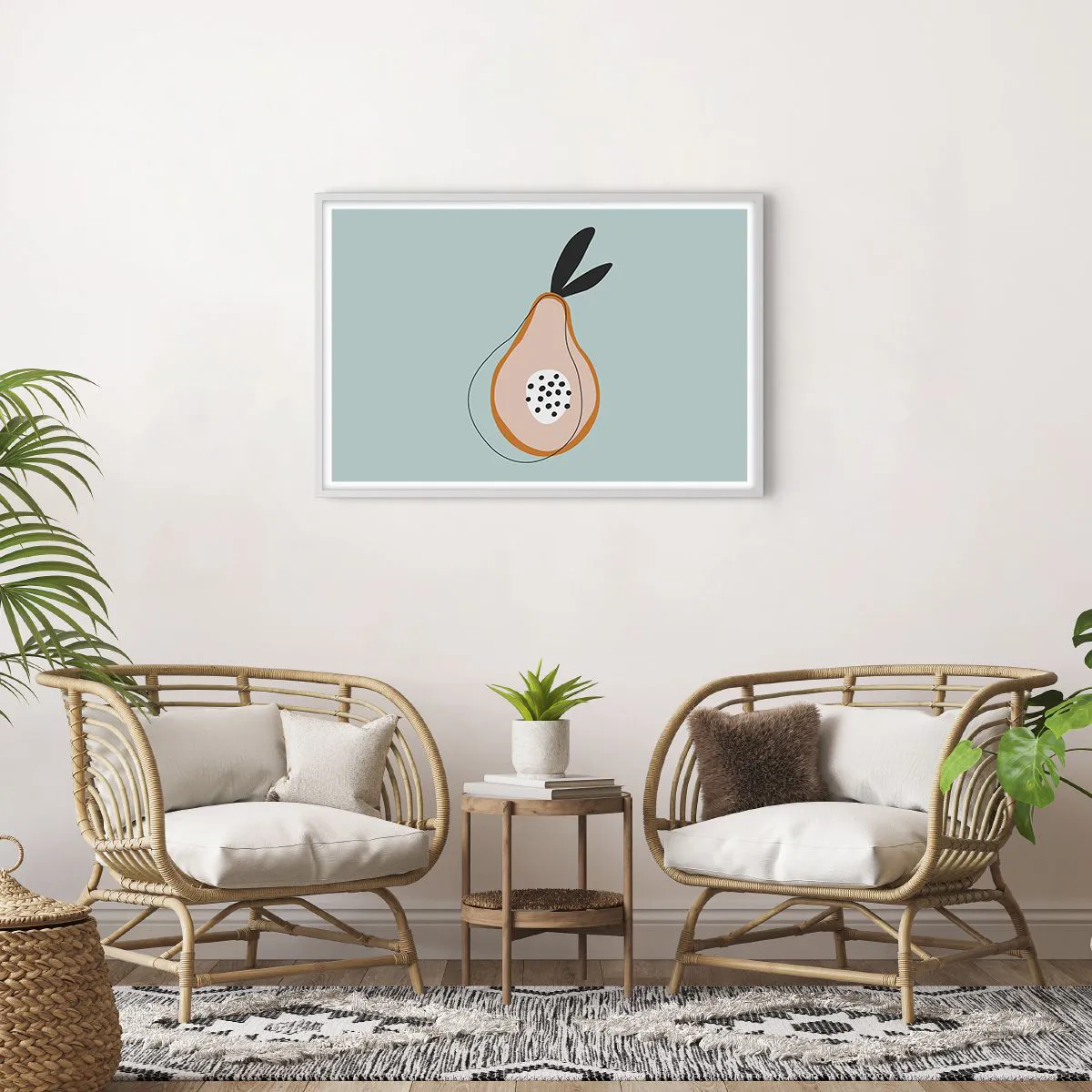 Plakat w białej ramie - Przeniknąć w naturę rzeczy - 91x61 cm