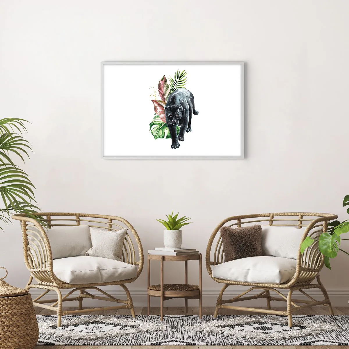 Poster în ramă albă - Sălbăticia inimii - 91x61 cm