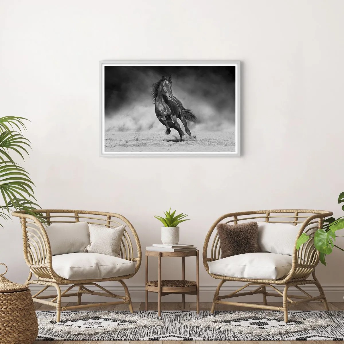 Poszter fekete keretben - Az emírhez méltó - 91x61 cm