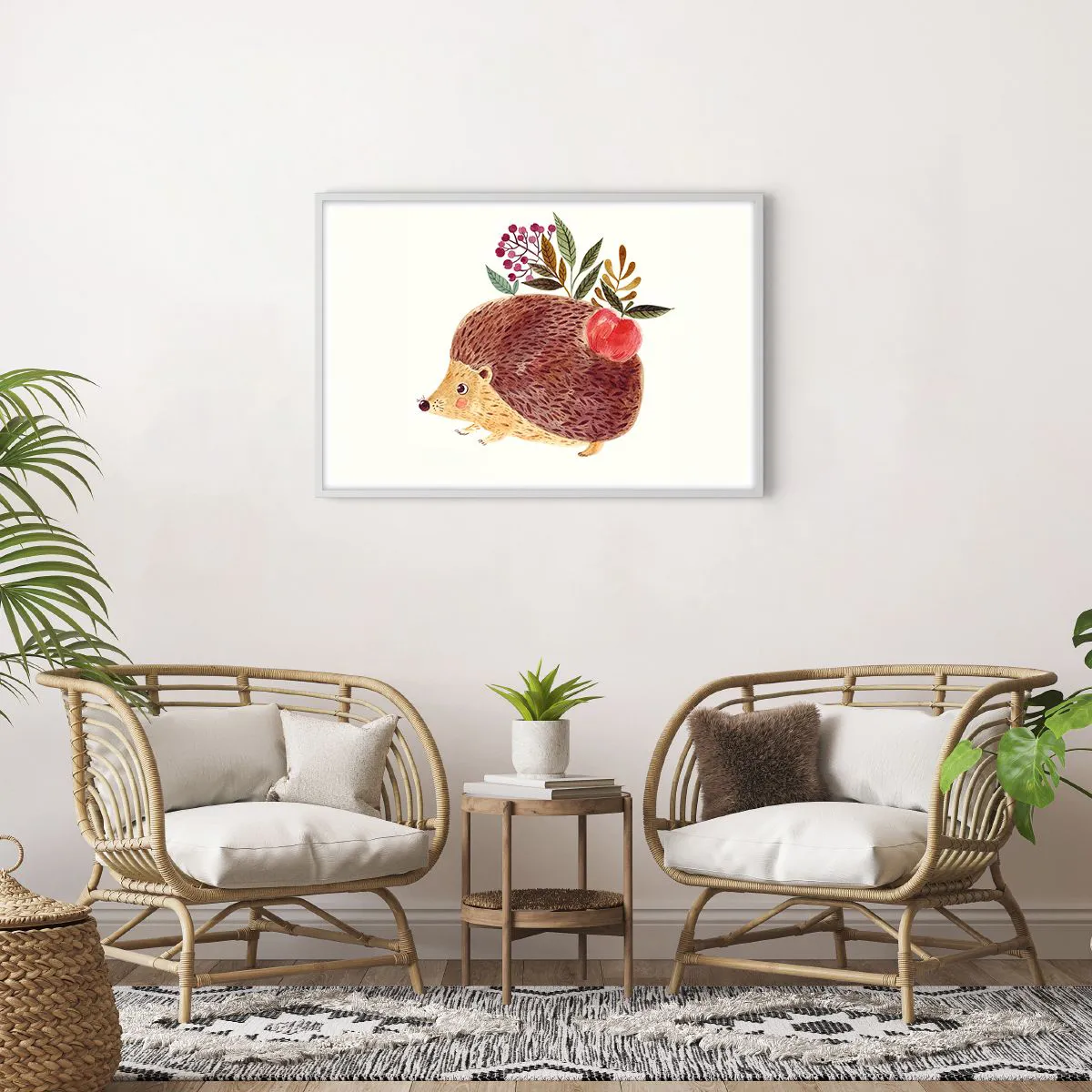 Poster in einem weißen Rahmen - Und dann magst du mich schon - 91x61 cm