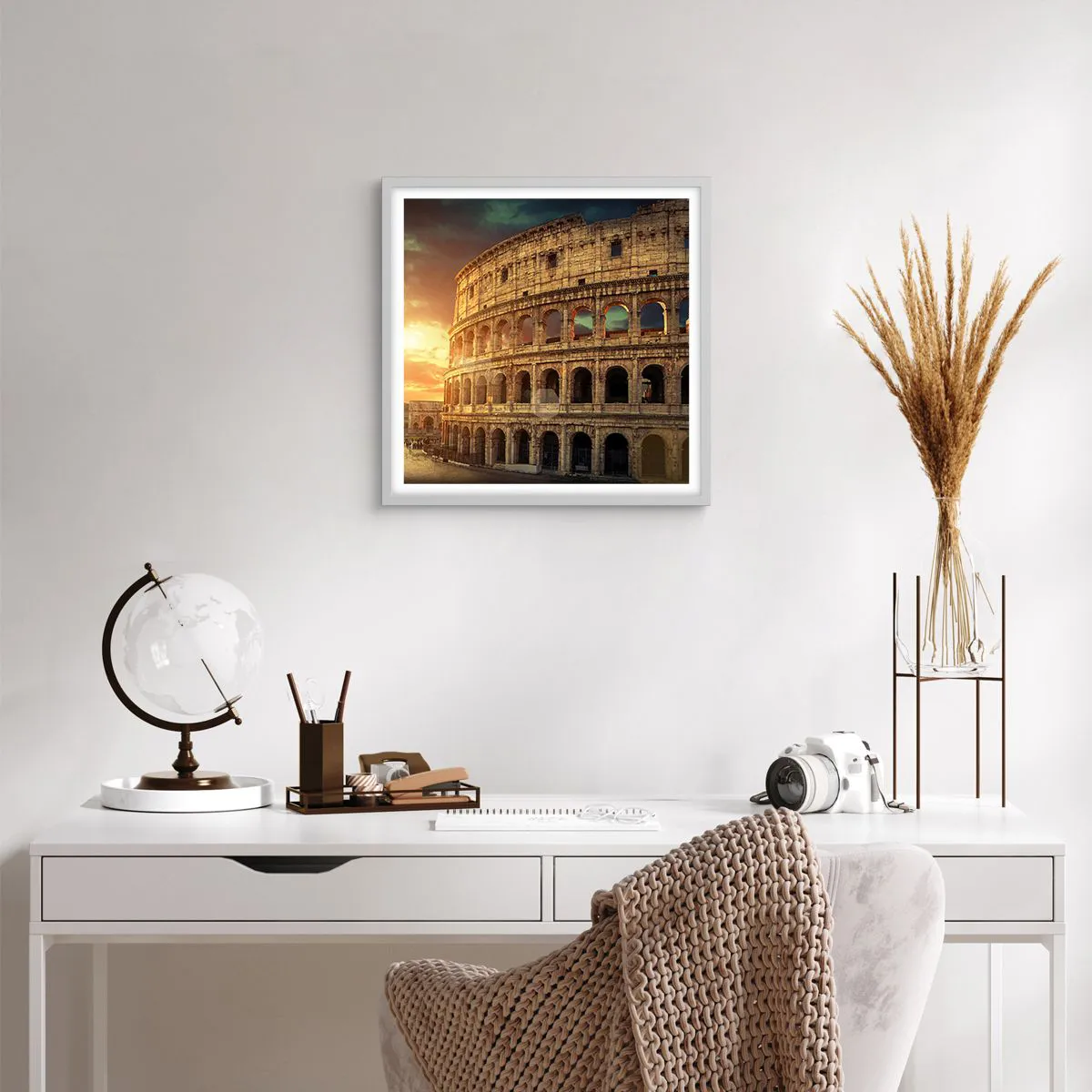 Poster in white frmae - Colossal Impression - 50x50 cm