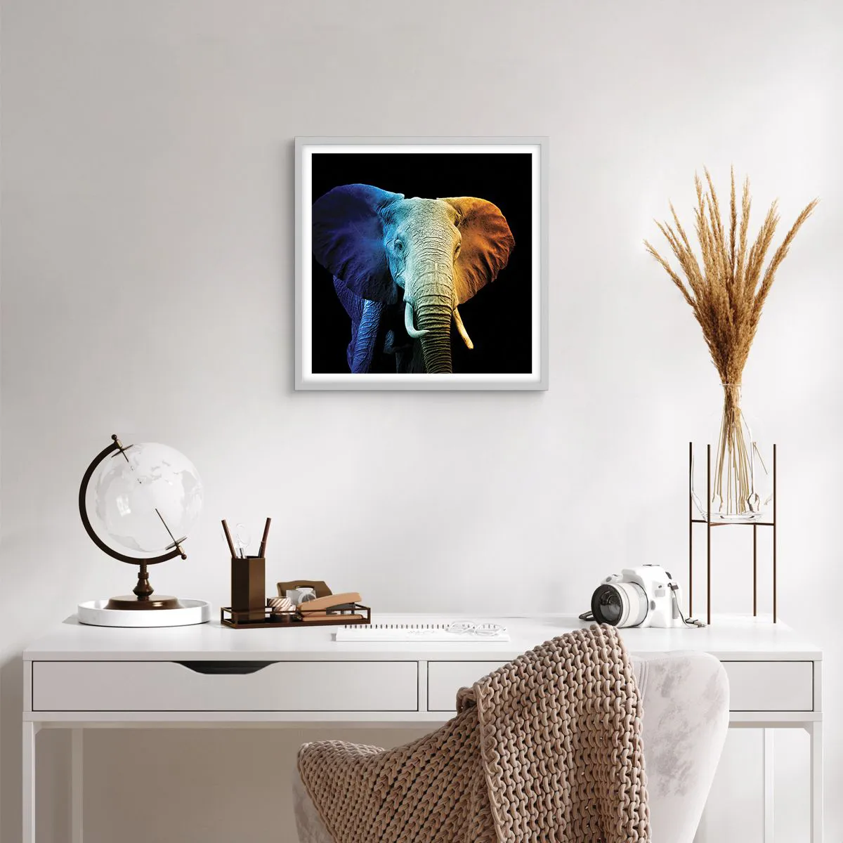 Poster in white frmae - Eccentric, Not a Weirdo - 50x50 cm