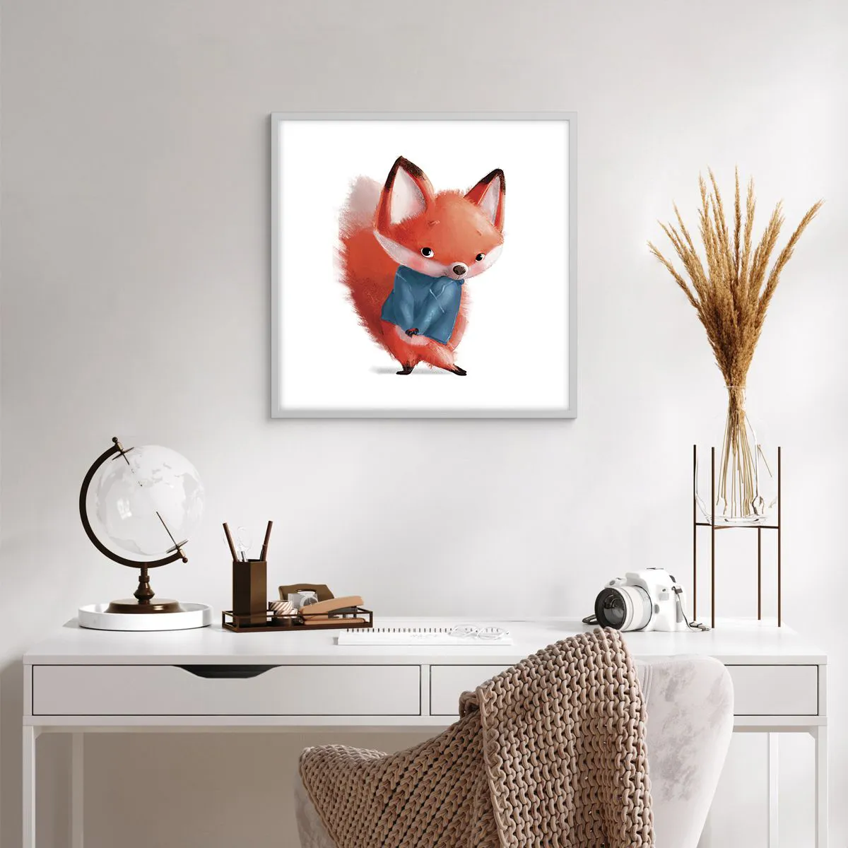 Poster in white frmae - Do I Look Good in It? - 60x60 cm