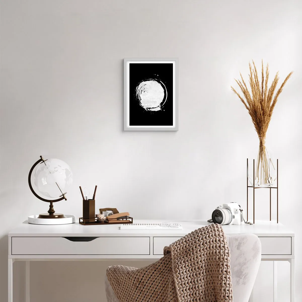 Affiche dans un cadre blanc - Poster - Belle sortie - 30x40 cm