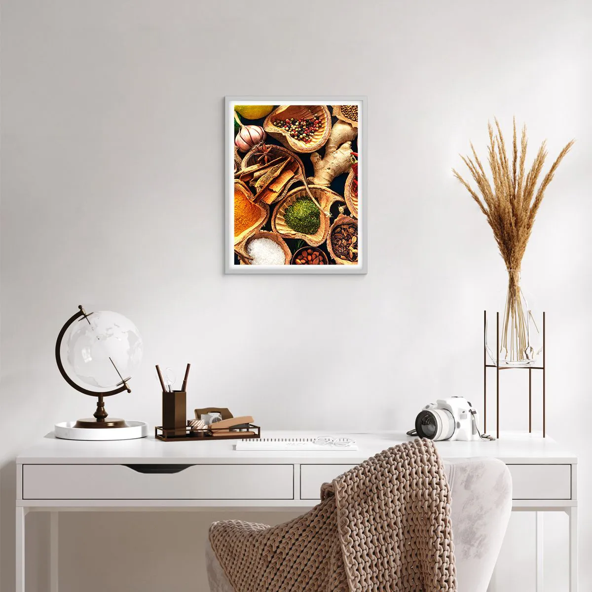 Plakat i hvid ramme - Tag, hvad du vil have - 40x50 cm