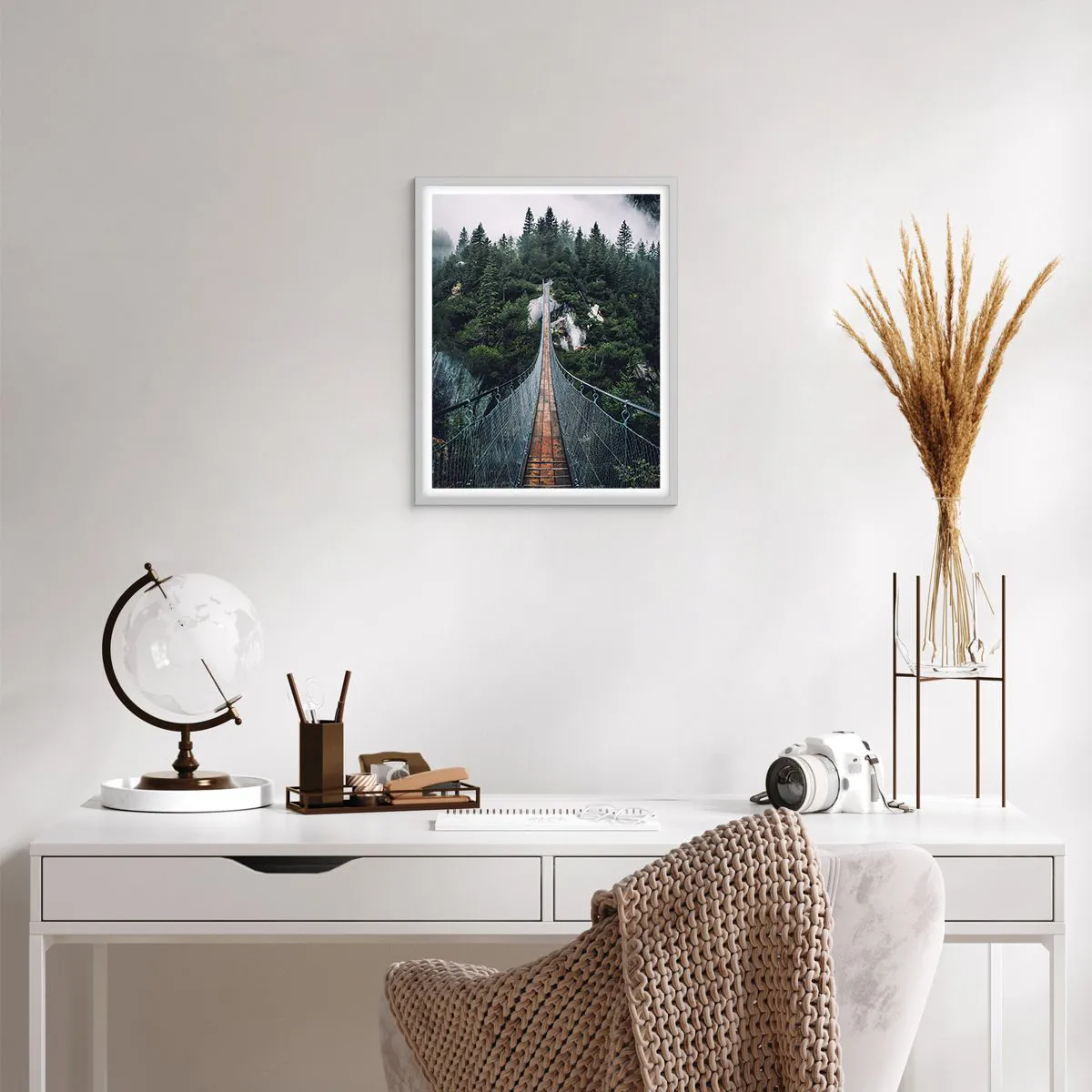 Plakat w białej ramie - Tylko dla orłów - 40x50 cm