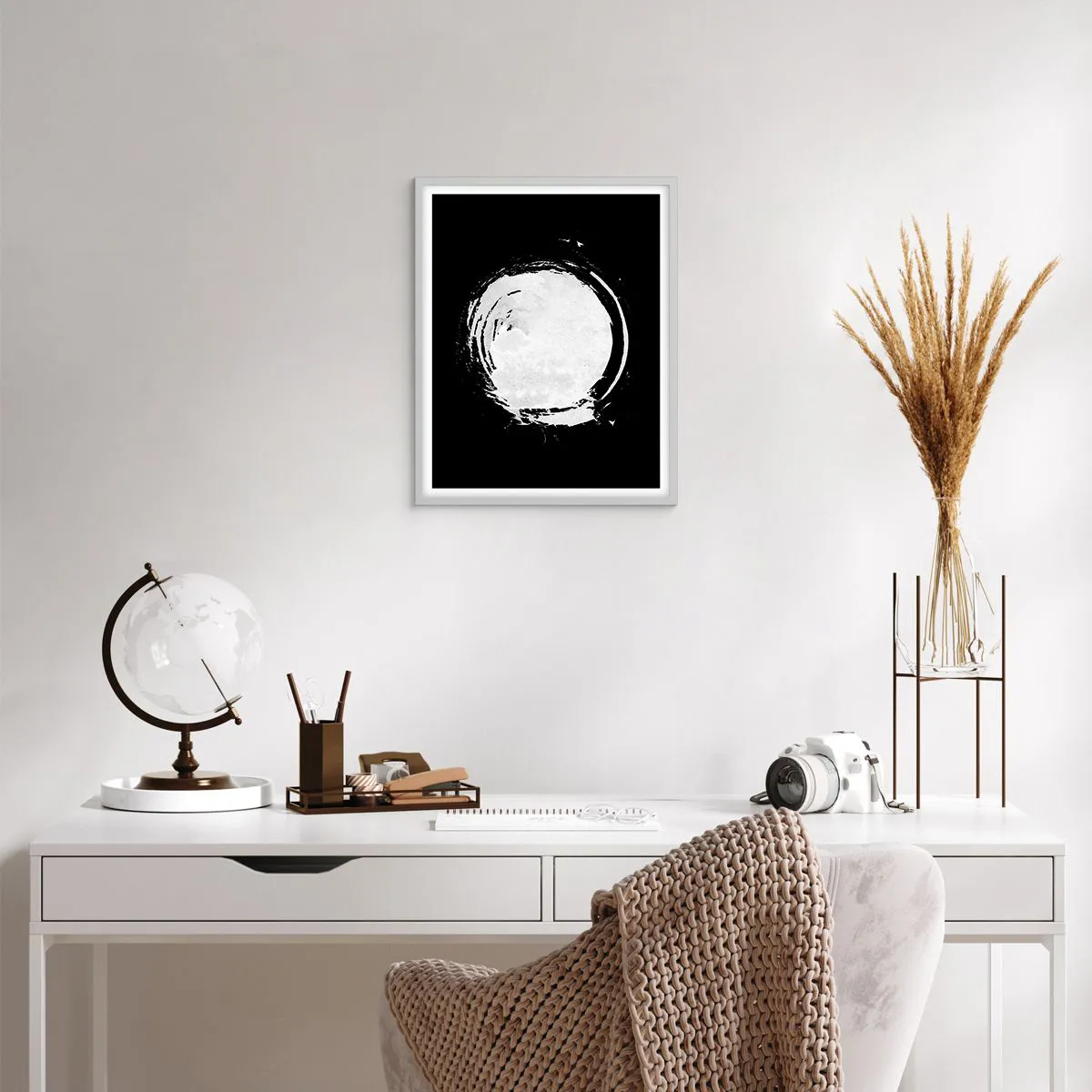 Affiche dans un cadre blanc - Poster - Belle sortie - 40x50 cm