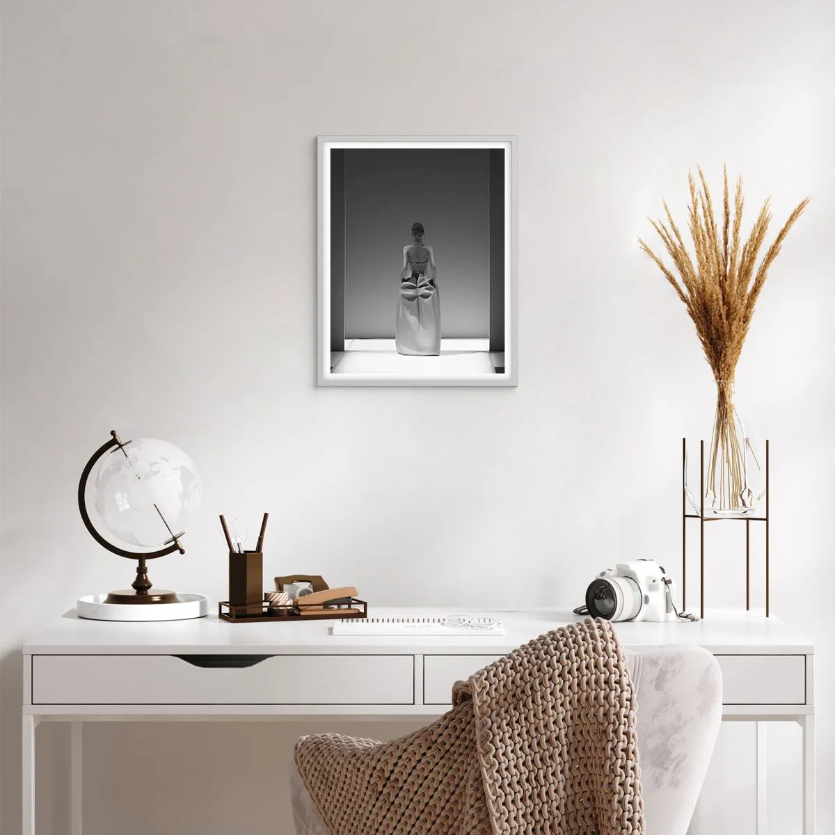 Poster in white frmae - Refined Simplicity - 40x50 cm