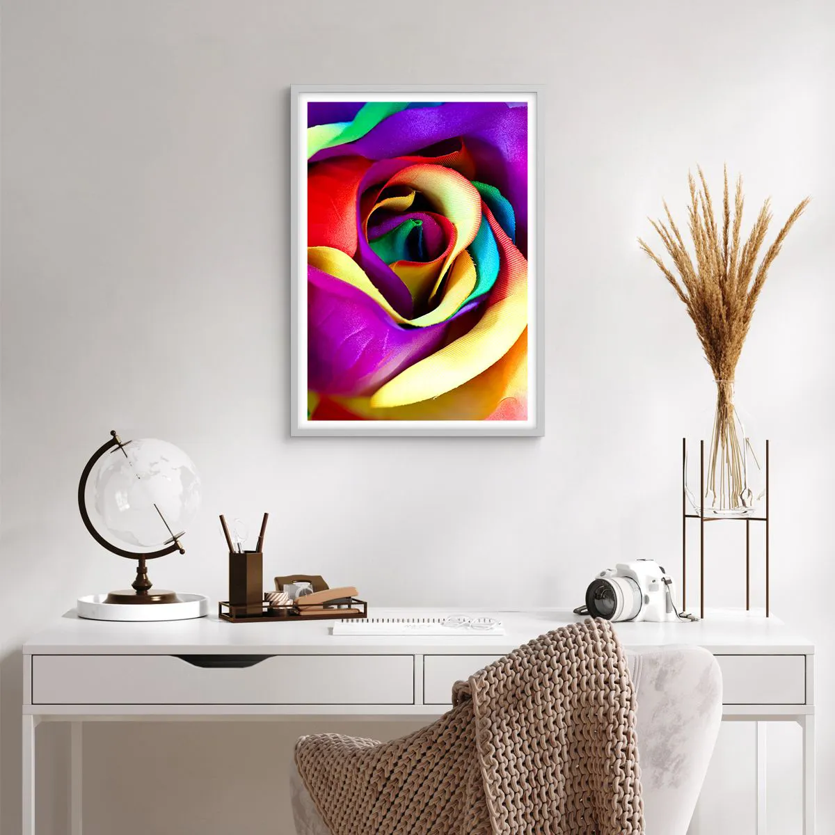 Poster in einem weißen Rahmen - Es ist unmöglich - 50x70 cm