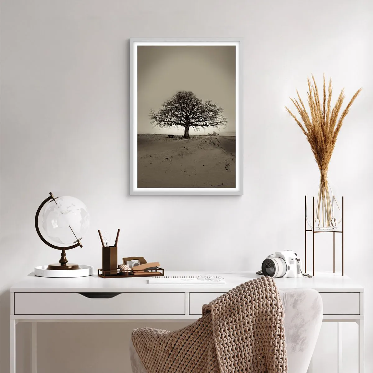 Affisch i vit ram - Härifrån till evighet - 50x70 cm