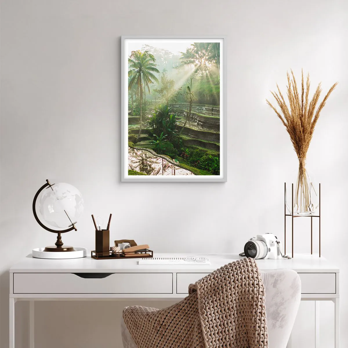 Poszter fekete keretben - Felnőni a napon - 50x70 cm