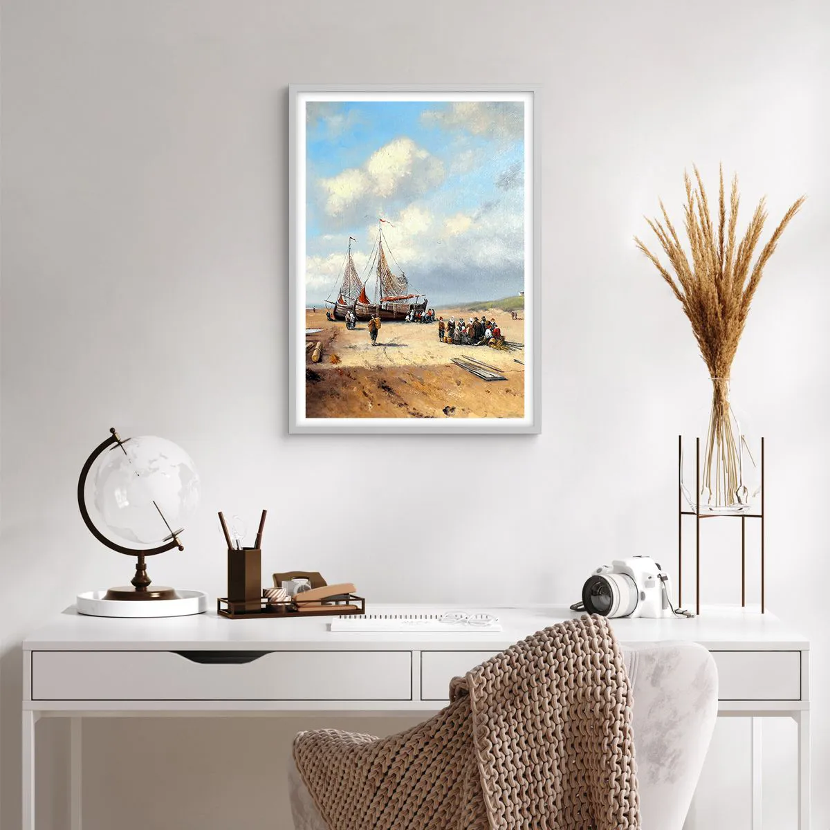 Poszter fekete keretben - Egy sikeres fogás után - 50x70 cm