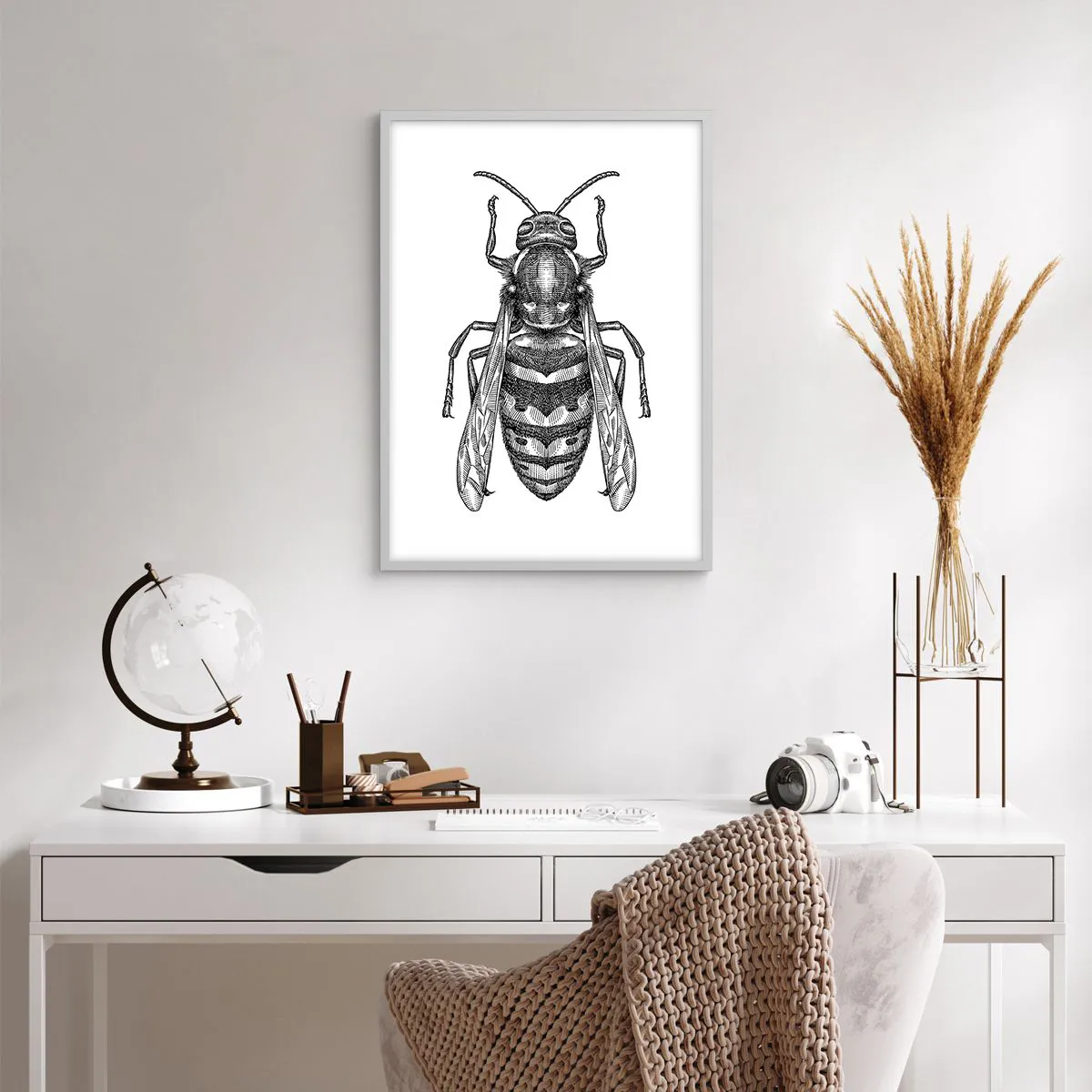 Poster in white frmae - From Insect Planet - 50x70 cm